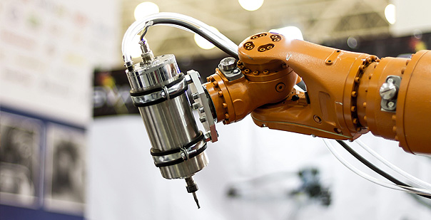 Sterling Industries - Robotic welding arm in a medical device manufacturing setting