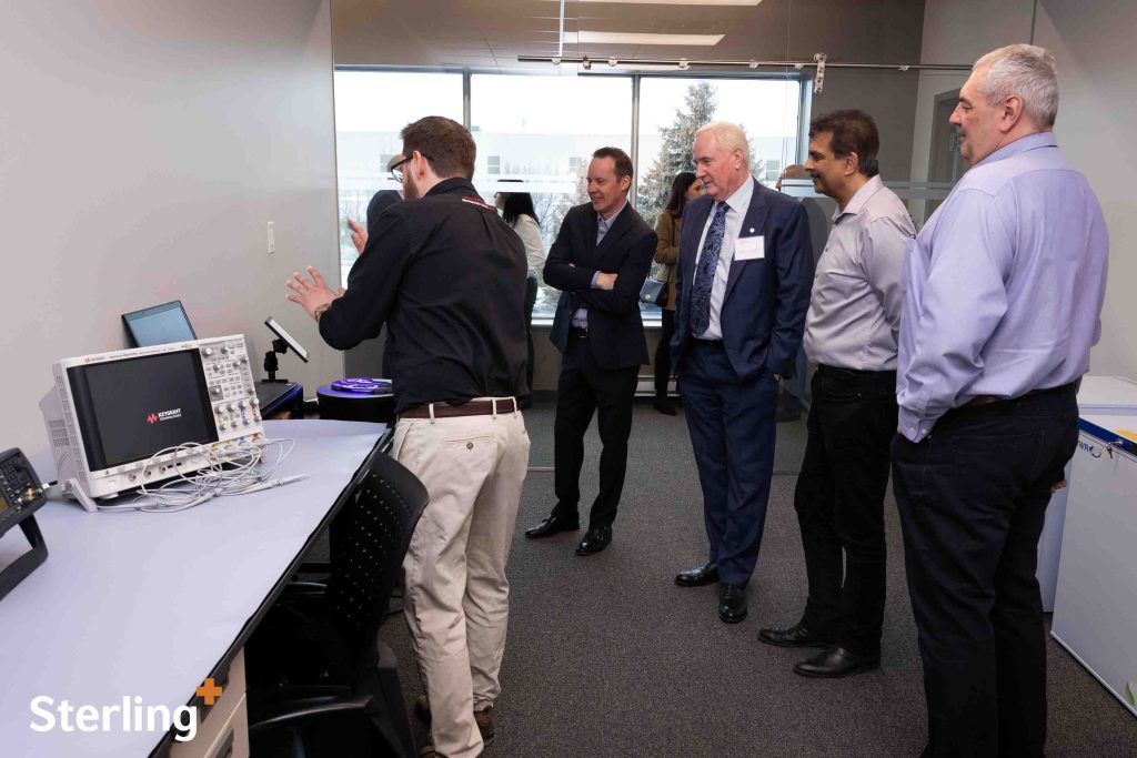 Matt Skynner and David Van Slingerland in the opening of MedTech Innovation Lab at Sterling Industries