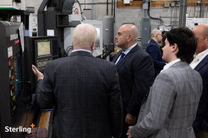 Sterling Industries, a leading medical device contract manufacturer headquartered in Vaughan, was pleased to welcome Mayor Steven Del Duca today for a tour of its advanced manufacturing facilities.