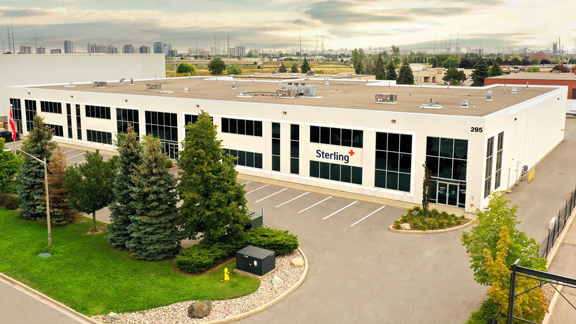 Sterling Industries manufacturing facility in Toronto, Canada