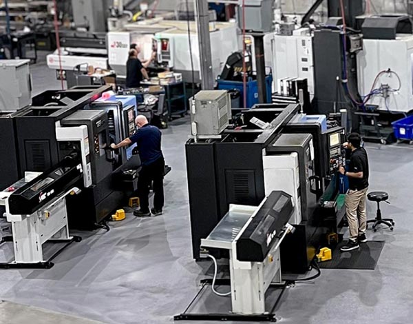 Sterling Industries medical device contract manufacturing shop floor